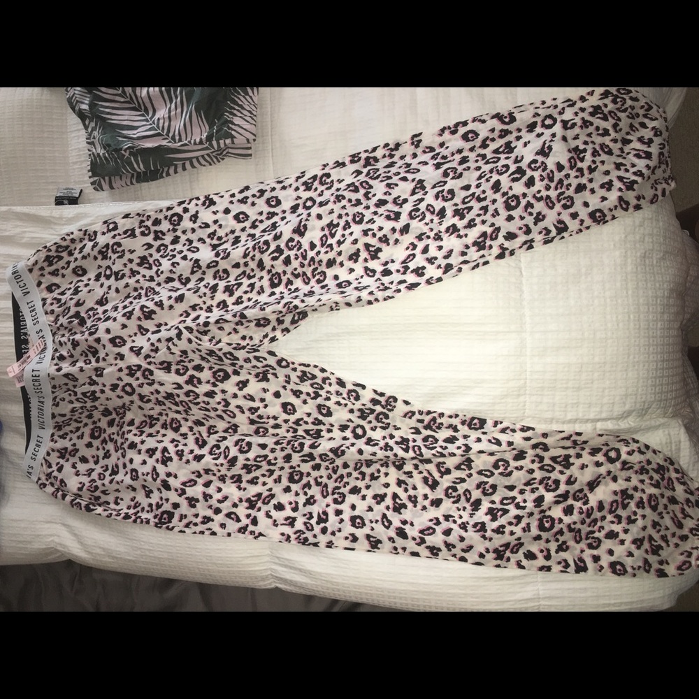 Cheetah print pj pants